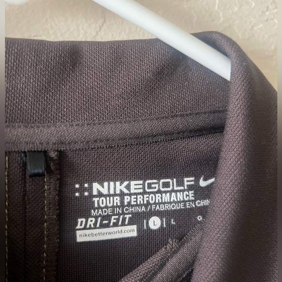 Nike Golf Dri-Fit Brown Sleeveless Polo Tank Top 
Size Large - Picture 2 of 12